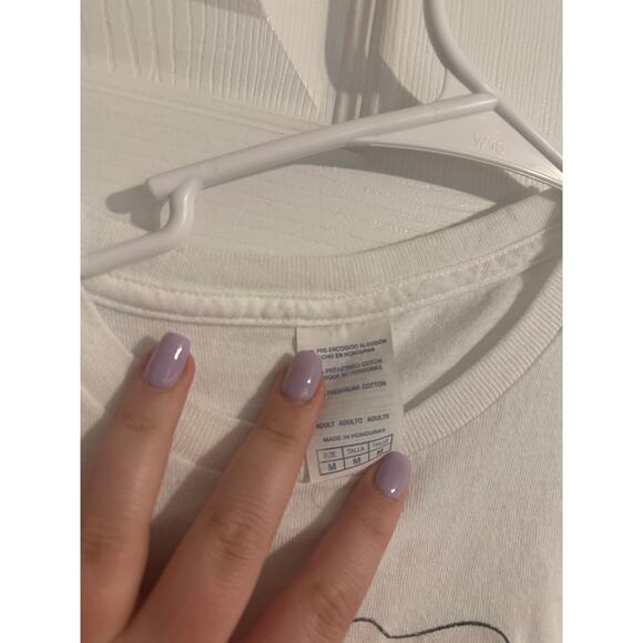 Vintage Mickey and Minnie White Graphic Christmas Disney T-Shirt Sz: Medium - Picture 3 of 3